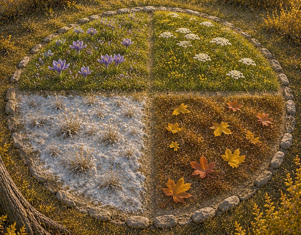 Seasonal circle garden