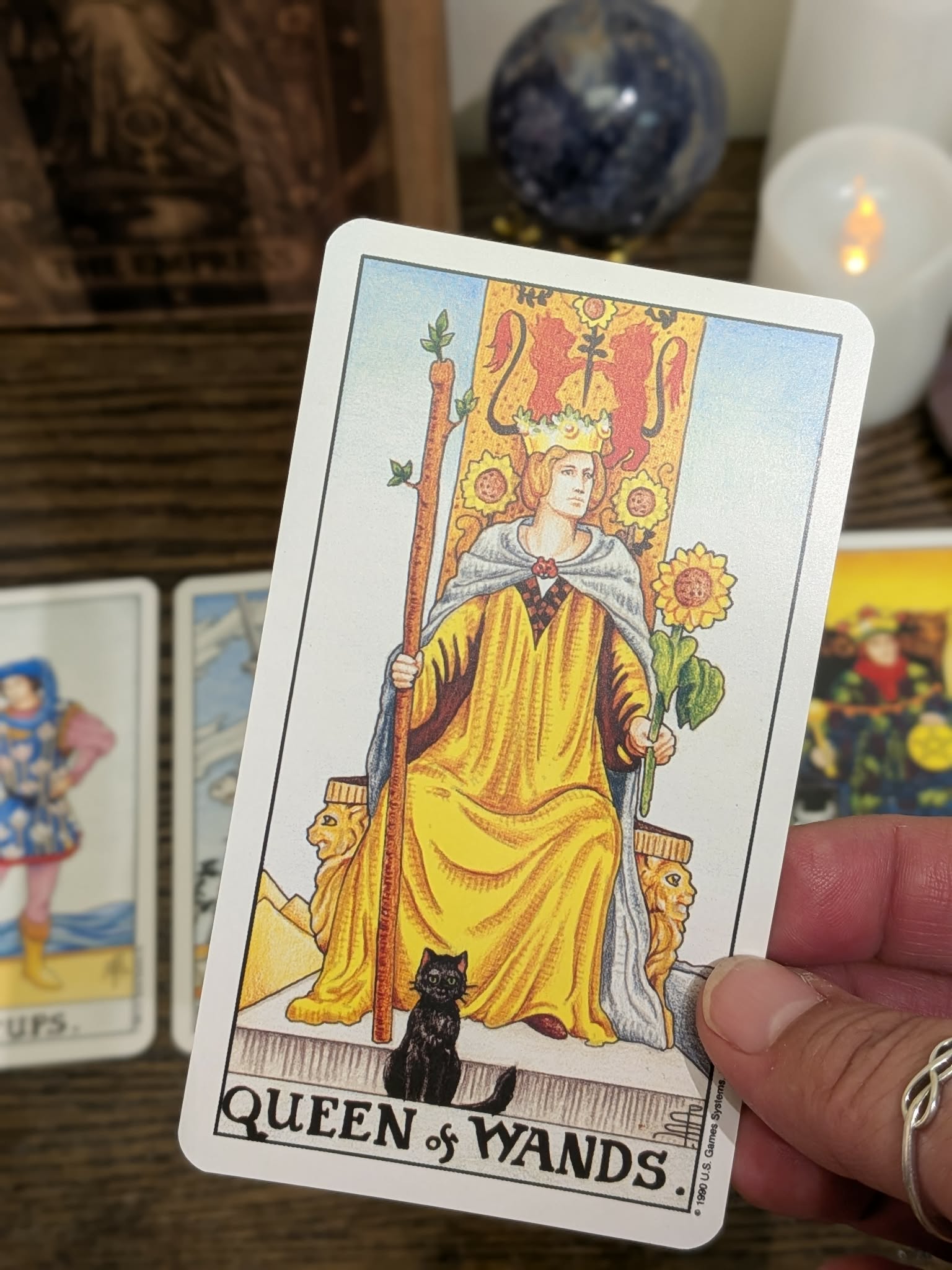 Queen of Wands tarot card