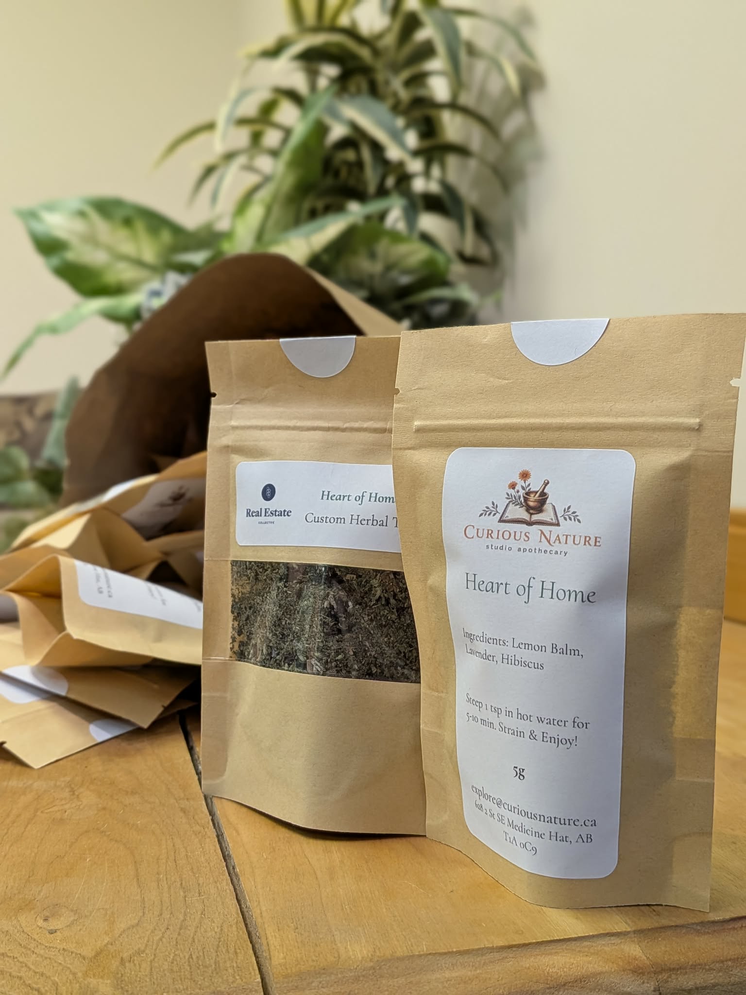 Herbal products and tea blends