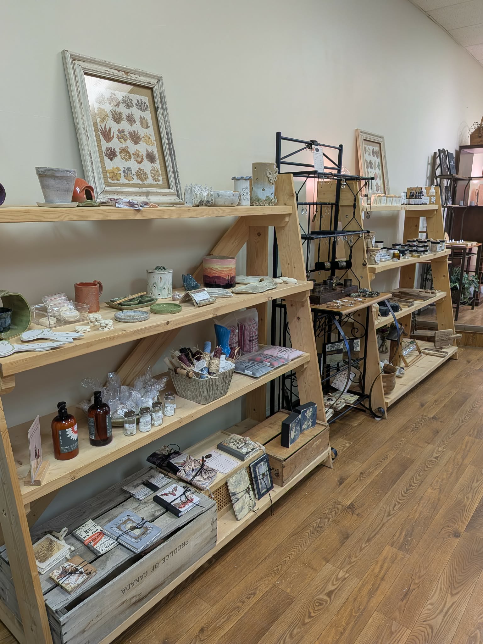 Local artisan products and curiosities