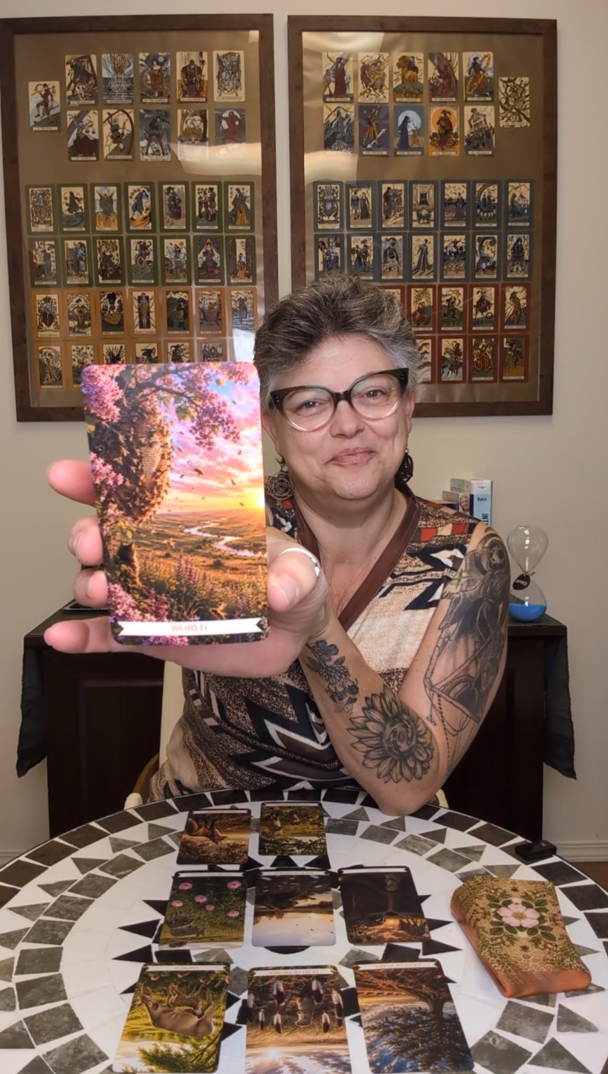 Tarot reading space at Curious Nature Studio Apothecary in downtown Medicine Hat